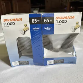 Br40 Sylvania 046135159534 2 65w Flood Light Bulbs Indoor 120v 580 Lumens New