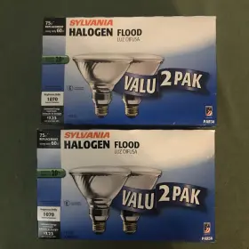 Sylvania 046135167393 2-2 Pack 4 75/60 Watt Par38 Floodlight Indoor/outdoor Capsylite Usa