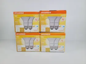 Sylvania 046135792793 8 50-watt Par20 Led Floodlights Bulbs With Standard Base - 425 Lumens New