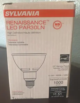 0g1945b Sylvania Led Par 30 High Definision Flood Light 25 12.5 W 3000 K 1000 Lumens