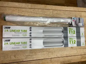 101718-14 Sylvania Fiet And Philips - 24 Inch T12 20w F20 Fluorescent Lamp Bulbs Cool White 5-pack