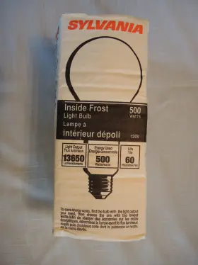 500ps25 Sylvania 136500 500ps25/if/ect Inside Frost Light Bulb 500w 120v 13650 Lumens