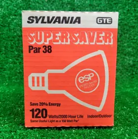 13943 Sylvania Genuine Super Saver Par 38 150w Halogen Flood Bulb Medium Base 25 Usa #2