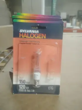 150q Sylvania 150q/cl/2/rp 150w Screw Base Single Ended Halogen Light Bulbs Etg