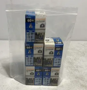Nfl30 Sylvania 16/hal/nfl30 60 Par Halo Flood Capsylite 120v Watt Lot Of 5