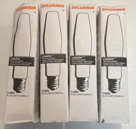 1et18 Sylvania 4 Lumalux High Pressure Sodium Light Bulb Lamp Output