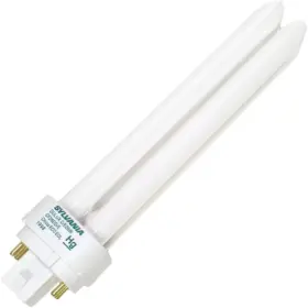 20669 Sylvania 26w Compact Fluorescent 4-pin 2 Count Pack Of 1 White