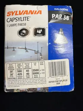Fl130v Sylvania 45par/cap/fl130v 2-pack Capsylite 45w Halogen Par38 - New #3