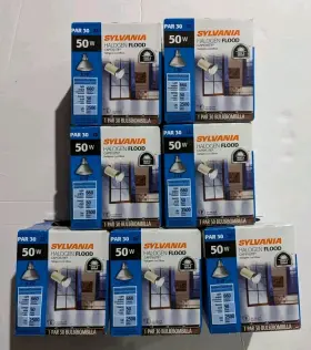 Sylvania 46135 14526 Lot Of 7 Capsylite 50 Watt Bulb Lamp 660 Lumens 2500 Hours E26