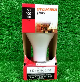 150a21 Sylvania 50/150a21/w/rp Usa 3-way Bulb 50/100/150w Soft White E26 A21 Not Led 90-day Warranty