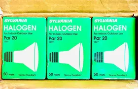 14539-1 Sylvania 50par20/cap/nfl30/sli Par20 50 Watt Halogen Narrow Flood Light Bulb 10 Pack