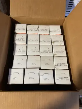 67502-1 Sylvania New Box Of 20 Mix Lumalux Lamp Bulb Lu50/med Ballast S68