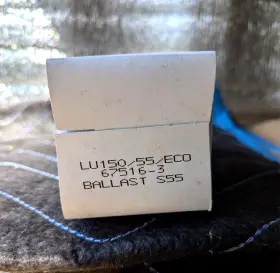 67516-3 Sylvania Lumalux 150w Lamp Bulb Lu150/55/eco Ballast S55 New / Old Stock #3