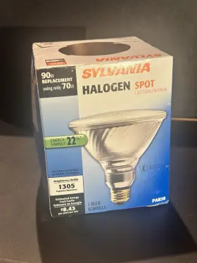 70par38 Sylvania 70par38/hal/s/sp10 New Capsylite 70w Halogen 10 Spot 1305 Lumen Bulb Par 38 Lot Of 2