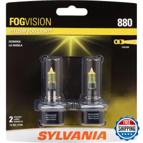 B079zbr1tl Sylvania - 880 Fog Vision High Performance Yellow Halogen Lights Sleek