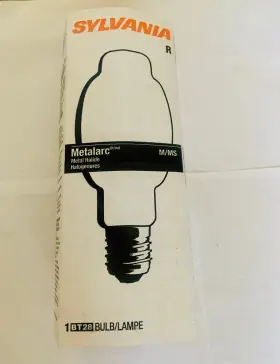 C60395 Sylvania Lot Of 6 - Metalarc Hid Bulbs M175/u Bt28 175w E39 Mogul Base