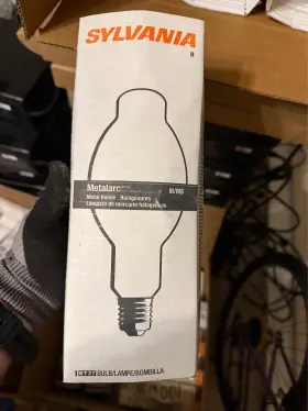 Ms3360 Sylvania M165/s 6-pack Metalarc Bt37 Metal Halide M/ms M165 360w Bulb Light Lamp Nos