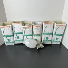 Mp250 Sylvania Mp250/c/ps/bu Lot Of 6 Metalarc Pro-tech 250w M153/o Pulse Start Bulb