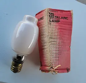 Ms175 Sylvania Ms175/c/hor 1 175w Metalarc Lamp R M57 Metal Halide Bulb Nos