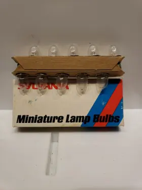 Pr18 Sylvania Box Of 10 #pr18 Miniature Lamps Light Bulbs Pr 18 Nos