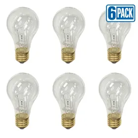 Sy10442 Sylvania 60w A19 Traffic Signal Light Bulb 6 Pack E26 120v 595 Lumens