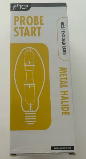46352 Tcp Metal Halide Probe Start Light Bulb Mh 400w/u/ed28 High Output