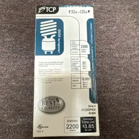 33132sp41k Tcp 762148097556 -32 Watt /2200lumens 4100k /gu24 Base Spring Lamp