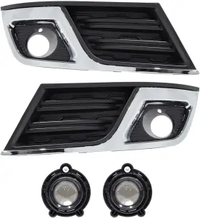Telfair Kingot002278-a-us2-fba Front Driving Fog Lights And Bezels Set Compatible With 2013-2017 Trave