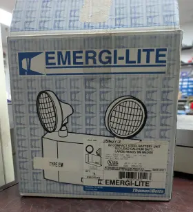 Thomas & Betts Jsm27-2 And Emergi-lite 6 Vdc Double Emergency Light