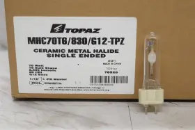 Topaz Mhc70t6/830/g12-tpz 72 Lot - 70w G12 T6 Ceramic Metal Halide Single Ended