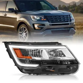 Tusdar Td-hl-fd-plo-16-xlt Headlight Assembly For 2016 2017 2018 2019 Ford Explorer With Led Drl Right