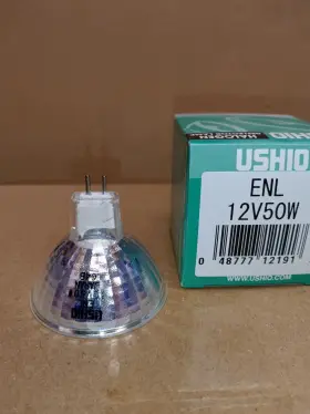 Jcr12v-50w Ushio 048777121917 Enl Mr16 Halogen Lamp Gx5.3 2 Pin Base 12v 50w Item 1000335