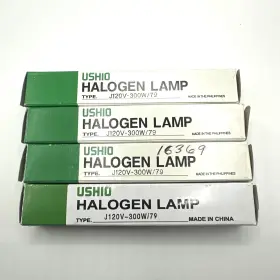 J120v-300w Ushio J120v-300w/79 Lot Of 4 300w 120v Halogen Lamp Bulbs Ehm 79mm R7s Base New