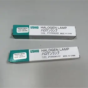 Ushio Jp120v500wc6fdf Lot Of 2 500w 120v Halogen Lamps X-rite Pantone Macbeth