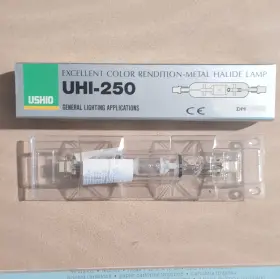 Ushio Uhi-250 Metal Halide Lamp 250w Fc2 Base 4200k High Intensity