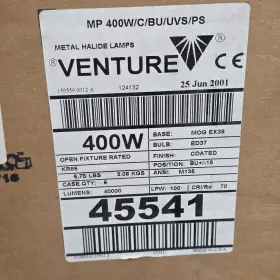 400w Venture 400w/cbu/uvs/ps Mp Uni-form Pulse Start Case Of 6