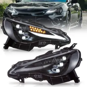 Vland Us3-0297b Headlight Assembly Fit For 2012-2021 Toyota 86 Gt86 1st Gen Scion Frs