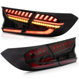Vland Yab-hd-0307sn Led Rear Lamps Compatible With Honda Accord 10th Gen 2018-2022 Lam