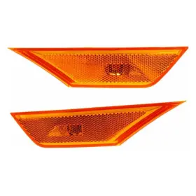 Tezvx-901-5980 West River Front Quarter Panel Side Marker Light Lamp Lens Set Right Left Amb