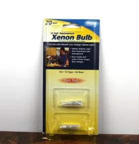 Xp02xb Westek Xenon Halogen 20w 12v Light Bulbs T3 Type G4 Base 2-pack New Nos