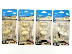 Westinghouse 030721062148 06214 Lot Of 8 Gu4 Base 20 Watt 12 Volt Xenon Lensed Flood Bulbs