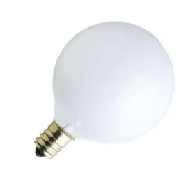 40g161 Westinghouse 03816 10 Pack 40g161/2/w/c 40w 120v G16.5 E12 Base Bulb