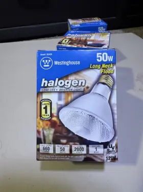 Westinghouse 05426 Halogen Long Neck Flood Light Bulb 50w 120v 660 Lumens