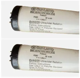 Westinghouse 264721 2-pk 24 Inch Fs20t12 20w Bulb Tube Sun Uv Lamp Light Fluorescent