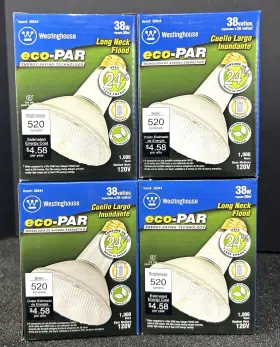 Westinghouse 36844 4 Replacement Bulbs For / Camelion 38w 120v