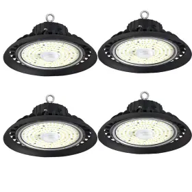 Wyzm 744110229066 4 Pack 9.3 In X 1 Light 14000 Lumen 5000k Daylight Led High Bay Ligh