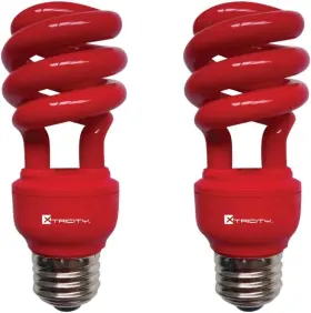 Xtricity 621139601137 Cfl Compact Fluorescent Red Light Bulbs 2 Pack Of