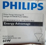 Lot Of (6) Philips 60PAR38/IRC/FL25 Light Bulbs. Fixed Price $44.00.