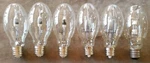 6 Used Mixed Lot 250W M153 Mogul Base Light Lamps **working Bulbs**. Fixed Price $20.00.