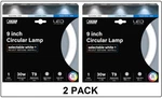 Feit Circular Tube Light Selectable White T9 Bi-pin 9" Led 1400 Lumens (2 Pack). Fixed Price $27.86.